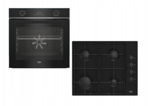Zestaw do Zabudowy Beko: Piekarnik BEKO BBIE17301BD + Płyta Gazowa HIBG 64120SB