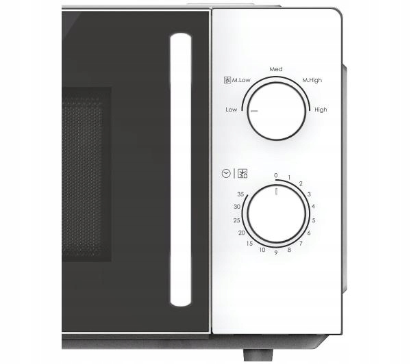 Kuchenka mikrofalowa Candy CMW20SMWLI/4U - 20L, 700W, Czarno-Biała - obrazek 2