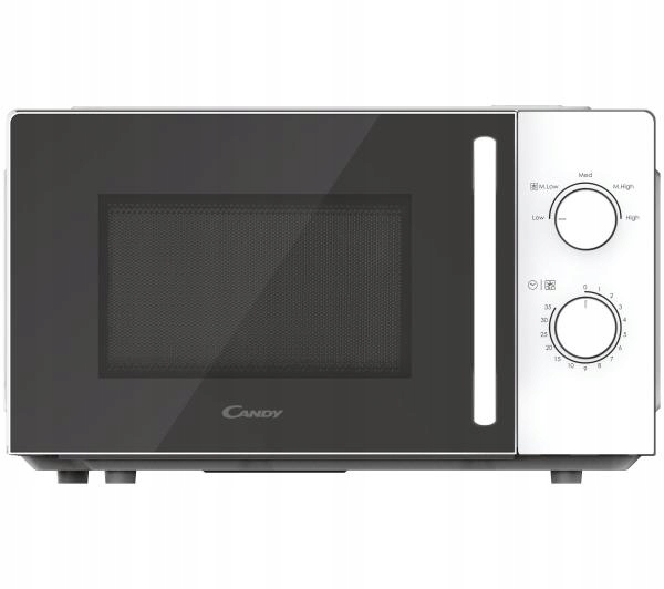 Kuchenka mikrofalowa Candy CMW20SMWLI/4U - 20L, 700W, Czarno-Biała