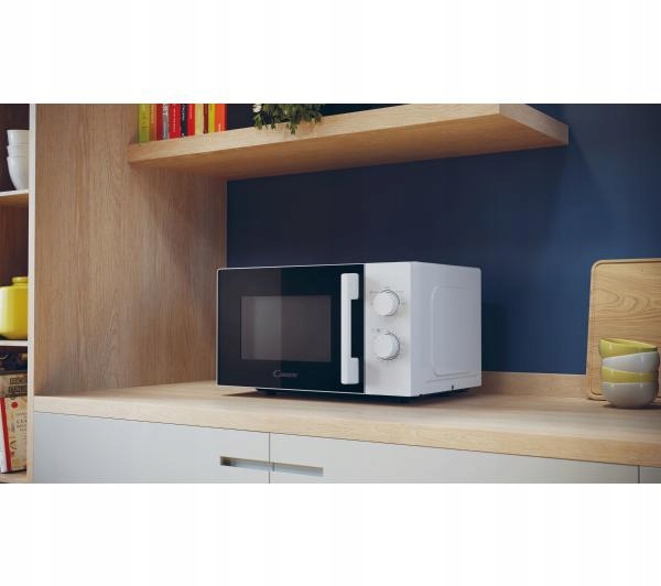 Kuchenka mikrofalowa Candy CMW20SMWLI/4U - 20L, 700W, Czarno-Biała - obrazek 4