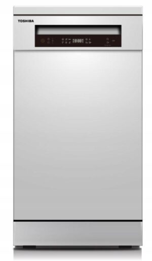 Zmywarka TOSHIBA DW-10F2EE(W)-PL - Wolnostojąca, Slim, 10 Kompletów, Klasa D