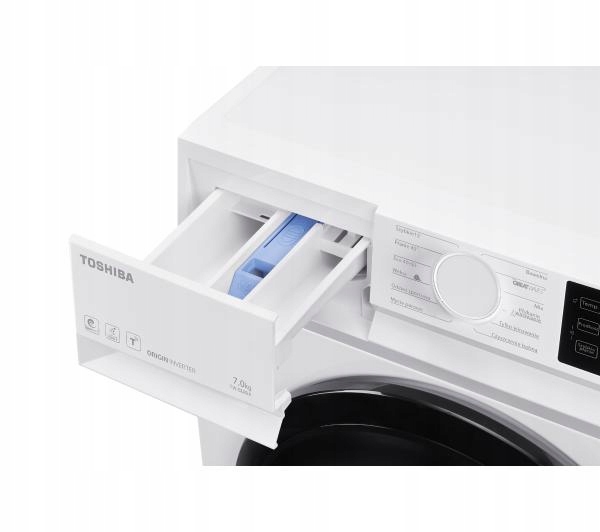 Toshiba TW-BL80A2PL (WK) - Slim Pralka Automatyczna 7kg z Wi-Fi i Technologią Ultra Fine Bubble - obrazek 4